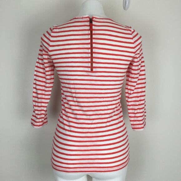 🚨SALE🚨 J. Crew Red White Stripe Top Size XS 3/$10 4/$12 5/$15 - Picture 4 of 6